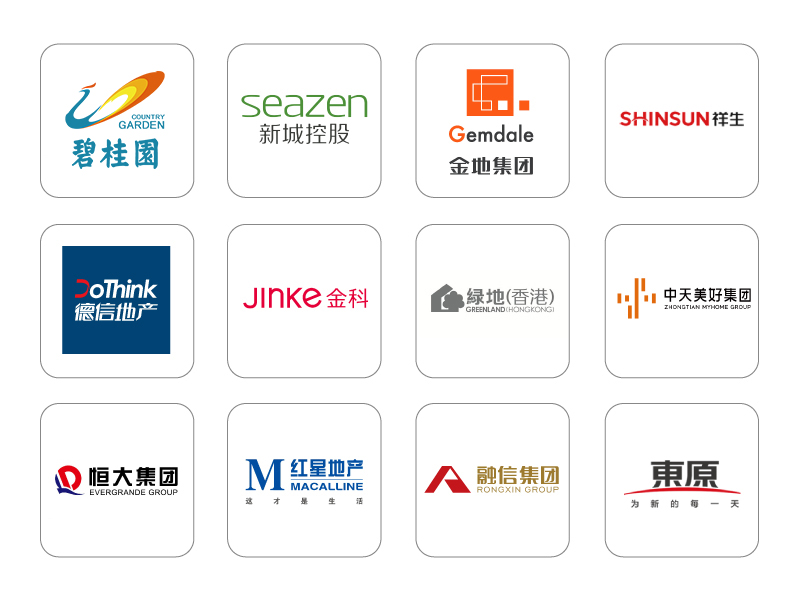 碧桂园、新城、金地、恒大、融信、祥生、德信、金科...2021永乐高ylg888888与众多百强地产强强联手，赋能绿色节能建筑！